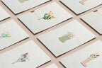 Kaartenset | BLOEMEN | 5 stuks