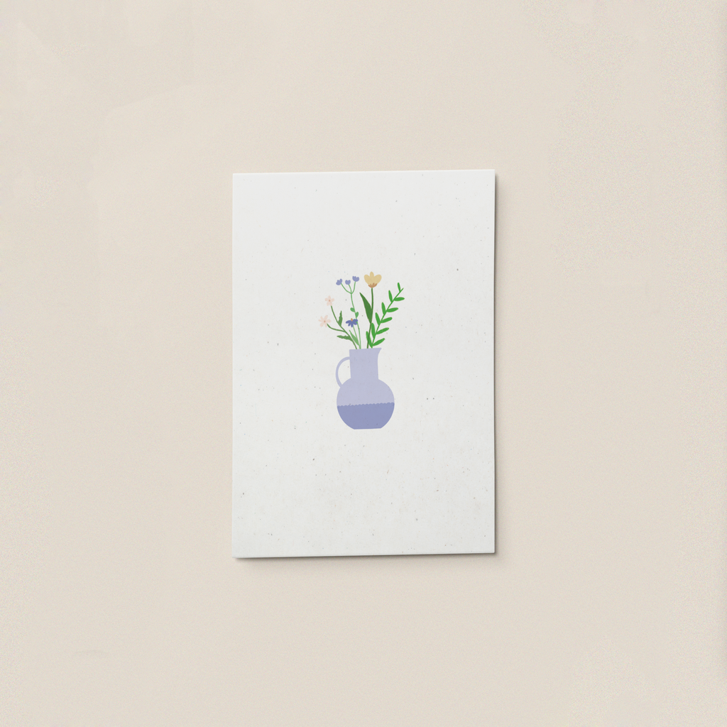 Kaartje | BLOEMEN IN VAASJE