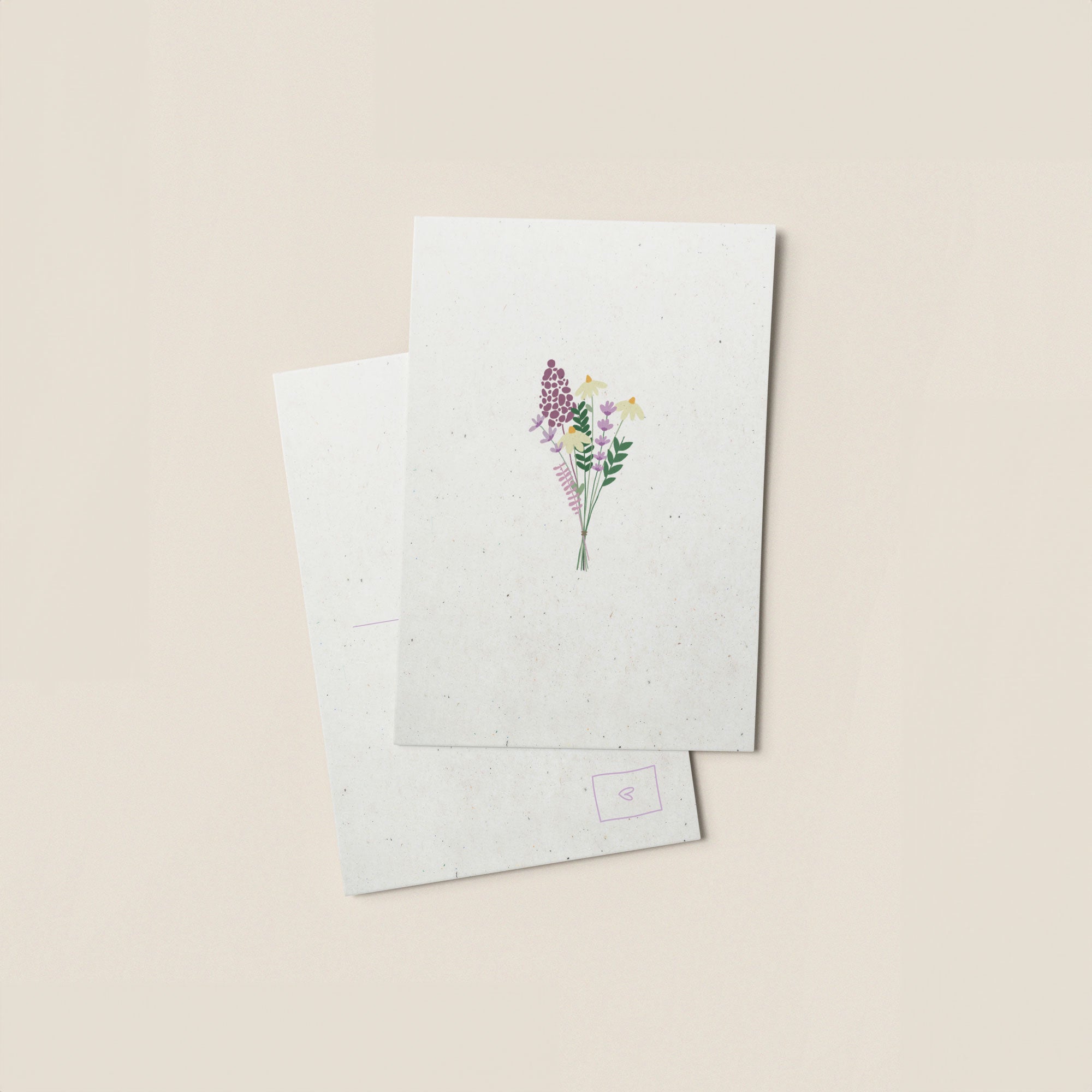 Kaartenset | BLOEMEN | 5 stuks