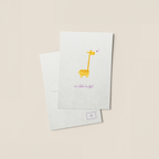 Kaartje | GIRAFFE & VLINDER