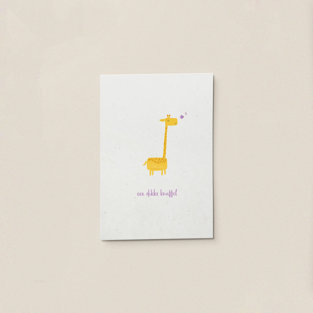 Kaartje | GIRAFFE & VLINDER