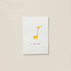 Kaartje | GIRAFFE & VLINDER