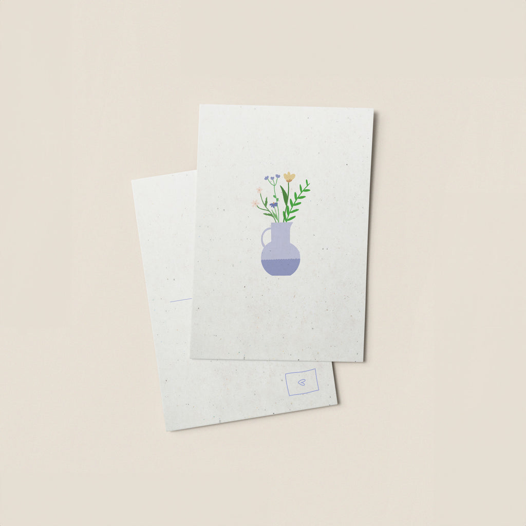Kaartje | BLOEMEN IN VAASJE